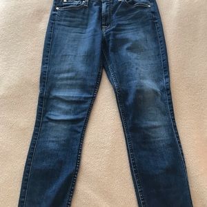 7 For Mankind Blair Ankle Skinny with Frayed Edge